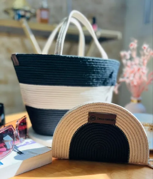 Sac à main + porte monnaie 