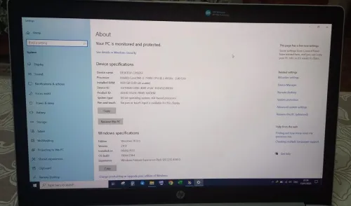 HP Laptop 17" + Sac