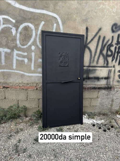 Fabrication de tout type de porte en fer 