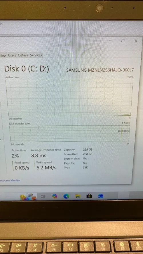 Lenovo X390 i5-8TH 8RAM 256SSD 13pouces