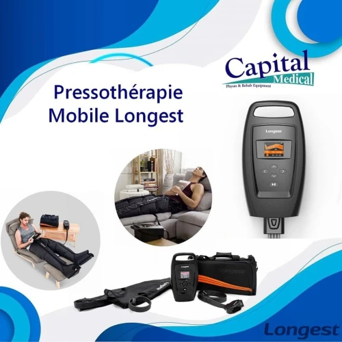 Pressothérapie mobile LONGEST noir  