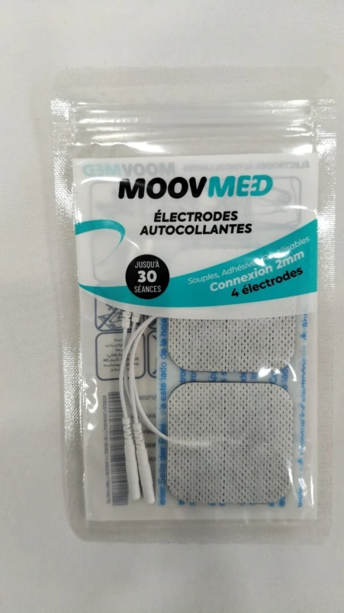 Électrodes autocollantes pour électrothérapie (TENS / EMS)