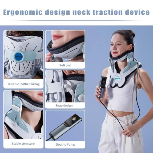 Collier de traction cervical gonflable 