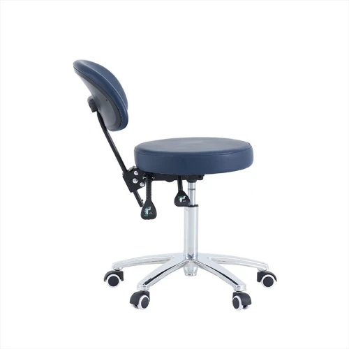 Tabouret rond avec dossier 