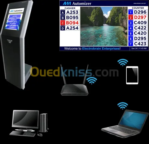 Gestion File D'attente - Borne Tactile 
