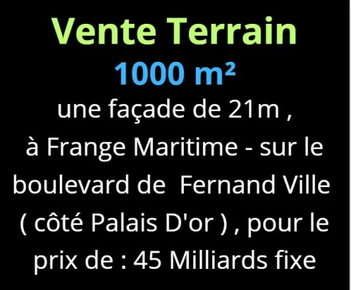 Vente Terrain Oran Bir el djir