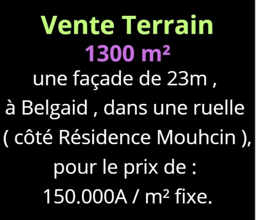 Vente Terrain Oran Bir el djir