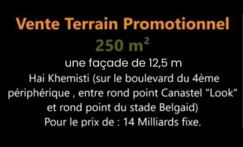 Vente Terrain Oran Bir el djir