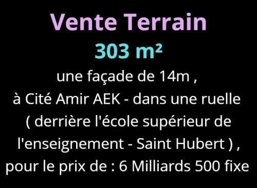 Vente Terrain Oran Oran