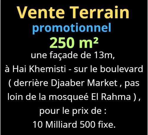 Vente Terrain Oran Bir el djir
