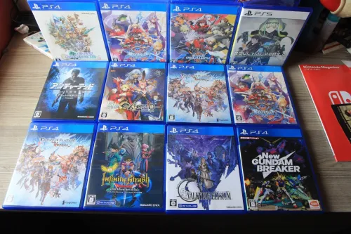 retro games de collection acheté japon ( nintendo playstation sega neogeo  )