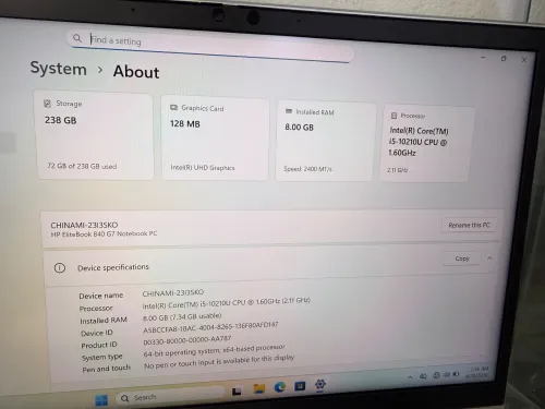 HP EliteBook 840 G7 Notebook