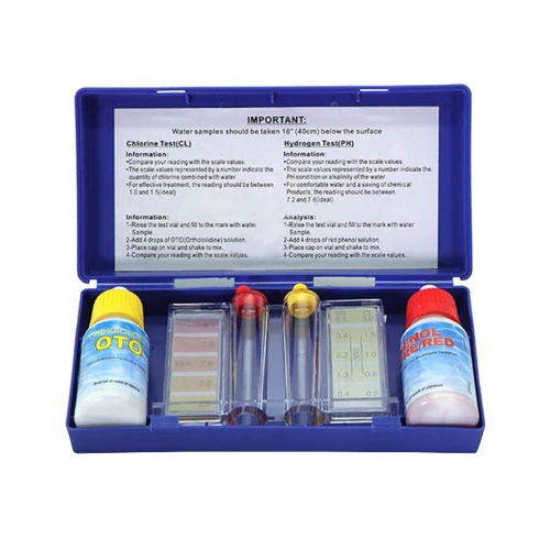 Kit de test de Chlore et du PH