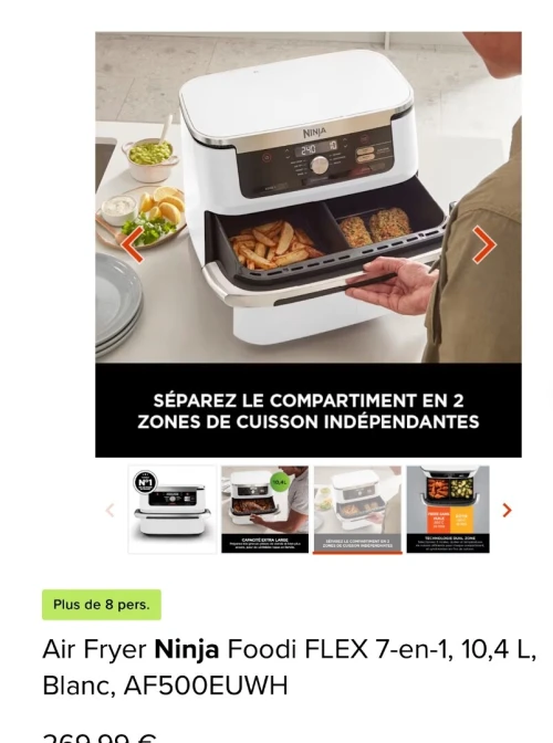 Ninja Airfryer foodie flex AF500EU