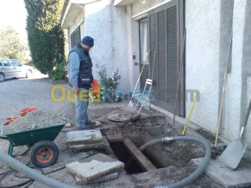 service debouchage, vidange fosse septique 