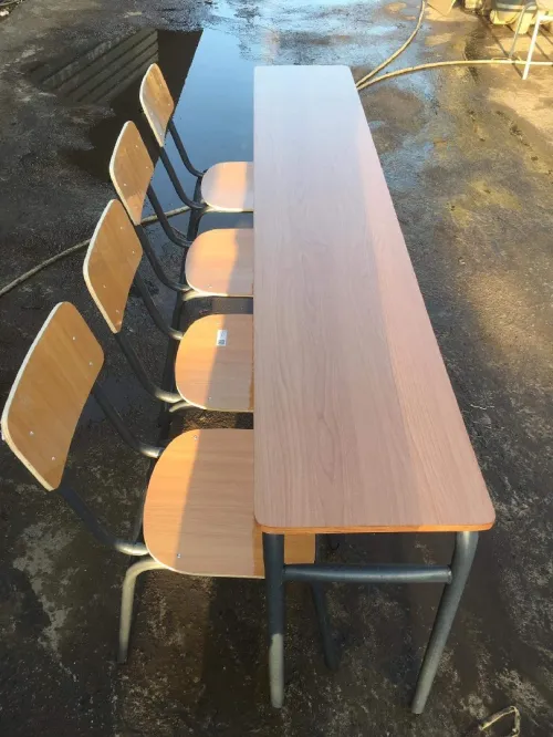 Fabrication et vente chaise table scolaire 