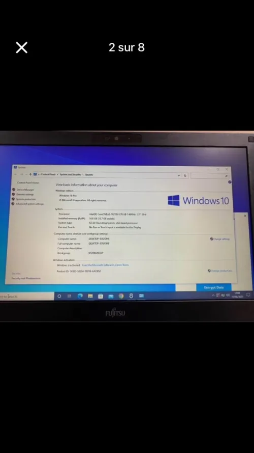 Fujitsu e5510 i5 10u