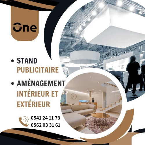 Aménagement et stand d'exposition / publicité/ foire / salon 