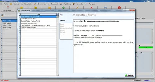 Gestion Cabinet Médical