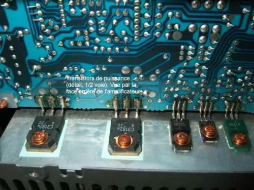 Reparation amplificateur audio