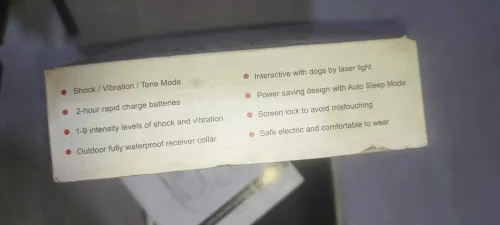 Dog training collar 