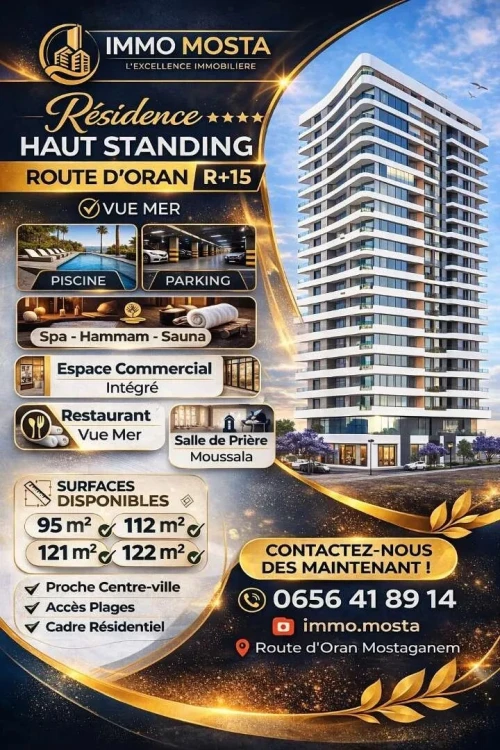 Vente Appartement F3 F4 Mostaganem Mezghrane