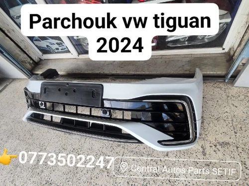 Parchouk avant tiguan 2022 2023 2024 blanc complet dorijine