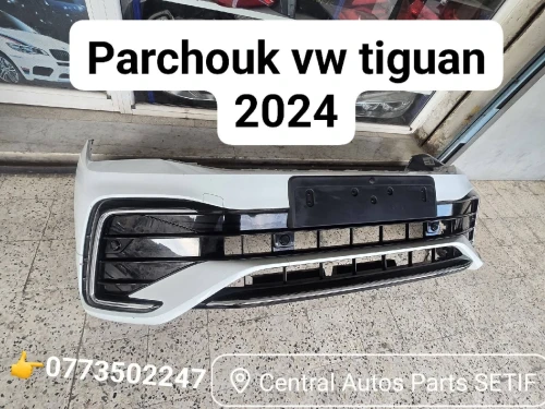Parchouk avant tiguan 2022 2023 2024 blanc complet dorijine
