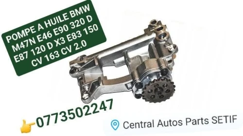 POMPE A HUILE BMW E46 X3 E83 M47 150 CV 163 CV
