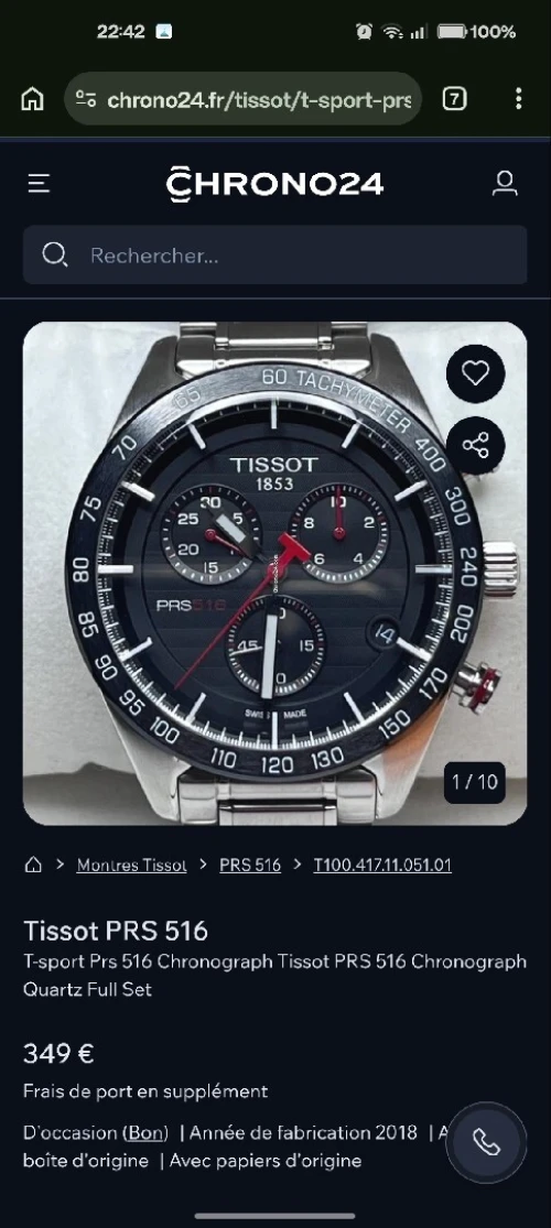 Tissot PRS 516 original swiss made