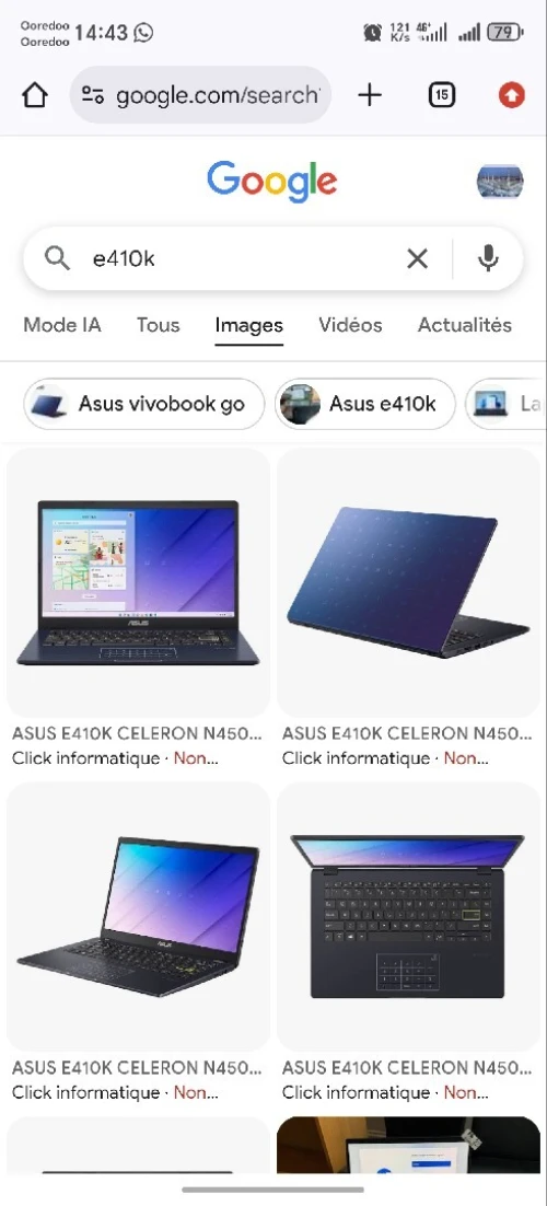 Laptop Asus E410K