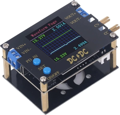 DC DC Convertisseur existent Boost/Buck CC CV Power Tech 0.5 to30V 3A Voltmètre d'Alimentation Régulée Réglable