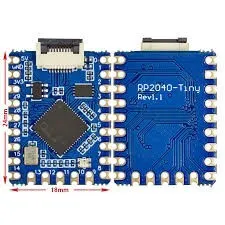 Carte de développement Raspberry Pi PICO USB Type C RP2040-Tiny Tech 