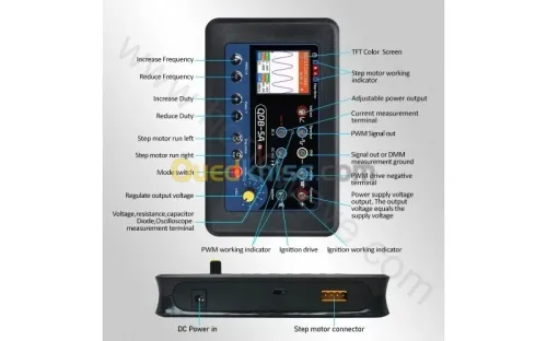 Testeur Dactionneurs Automobiles QDB 5A 3A 4A Oscilloscope Multimetre Outil diagnostic bobine Dallumage