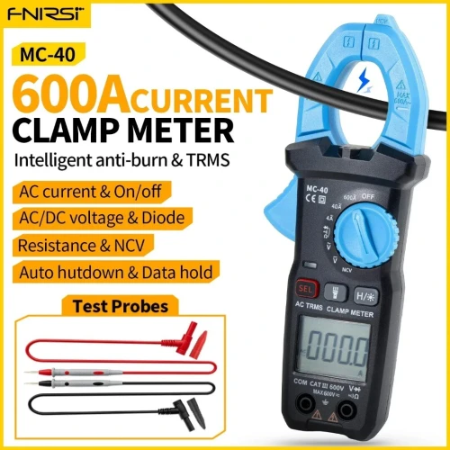 Pince Multimètre Numérique FNIRSI MC40  True RMS 6000 Points