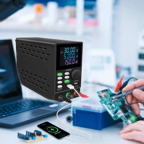 ALIMENTATION LABO ROGRAMMABLE KUAIQU-SPPS305D (30V ~ 5A) Écran couleur arduino