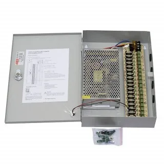 BOITIER D'ALIMENTATION CAMERA / 12V 5A 4CH SORTIE / 12V 20A 18CH SORTIE