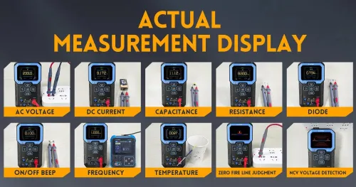 FNIRSI DMT 99 Multimètre Numérique 9999 Comptes Intelligent Professionnel Testeur 1000V 10A 