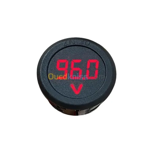 Voltmètre Numérique ARDUINO Circulaire LED À Deux Fils DC5-100V