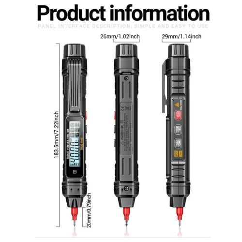ANENG A3005B stylo capteur multimetre Intelligent, testeur 
