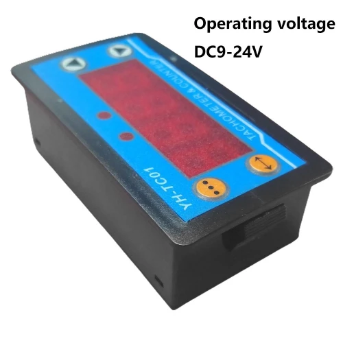 Tachymètre Numérique 4 Bits Haute Précision  YH-TC01 DC 9-24V 5A  Compteur De Vitesse 