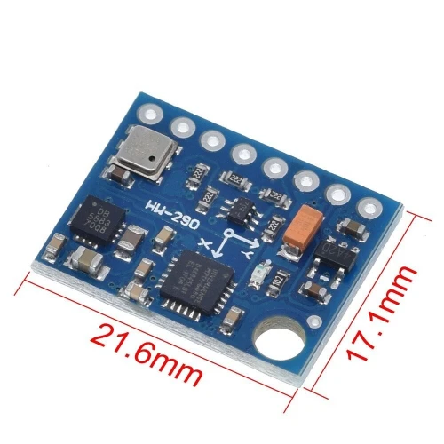 Gyroscope Accéléromètre MPU6050 + HMC5883L Boussole + BMP180 pression
