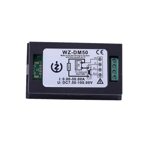 WZ-DM50 Voltmètre, ampèremètre, 100V, 20 A 50 A 100 A, compteur d'énergie électrique arduino 