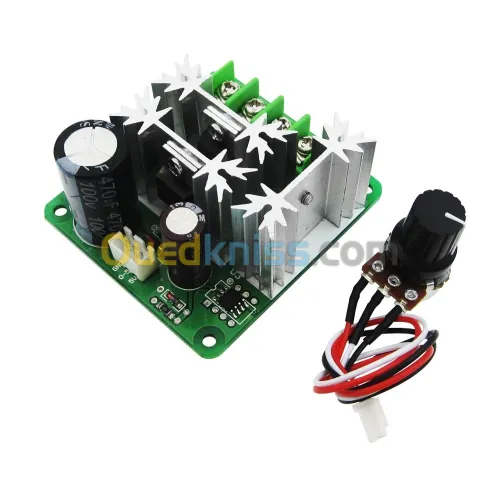 Contrôleur de vitesse de moteur DC 6V-90V, 15A 
