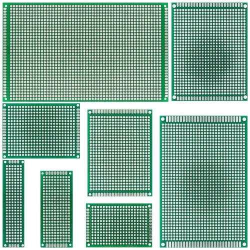 PLAQUETTE PERFOREE DOUBLE FACE, 9x15, 8x12, 7x9, 6x8, 5x7, 4x6, 3x7, 2x8 cm ARDUINO