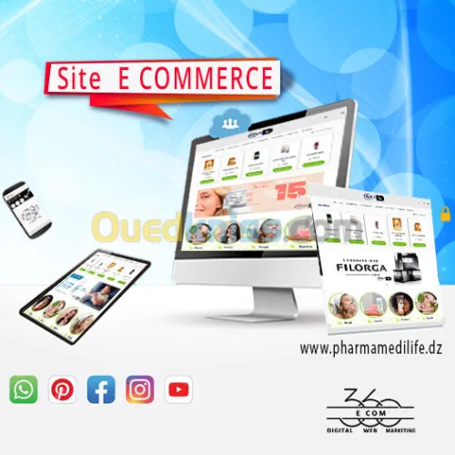 Création de site E COMMERCE (Vente en ligne)