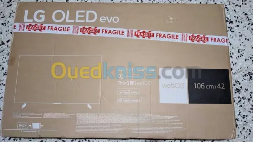 TV LG OLED EVO 42" C2 SMART 4K 120FPS HDMI 2.1 EUROPÉEN 