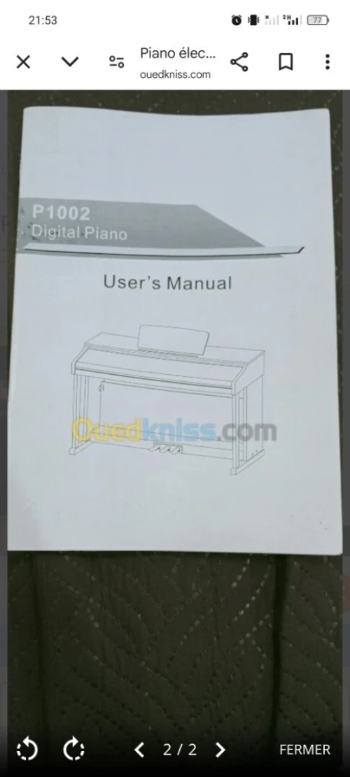 Piano électrique 