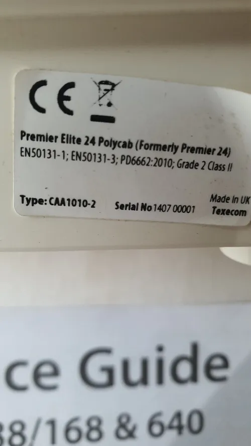 Centrale d'Alarme Texecom Premier Elite 24 (CAA-0081)  NEUF DE STOCK (NOS)  Made in England
