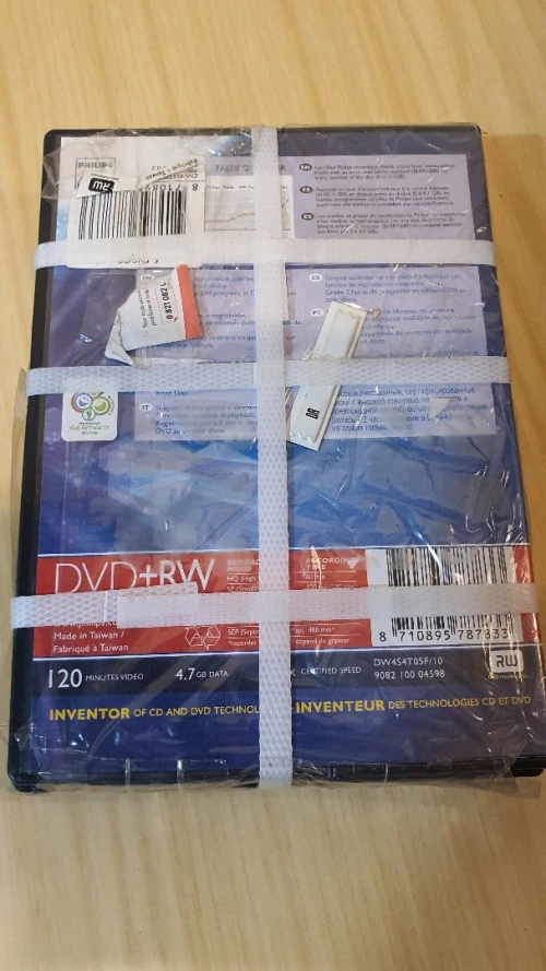 DVD-RW Philips avec Boitier plastique GM  5 DVD